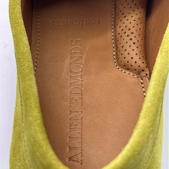 2480- Allen Edmonds Green Suede Slip-On Loafers Size 10 D NWT - Picture 11 of 12